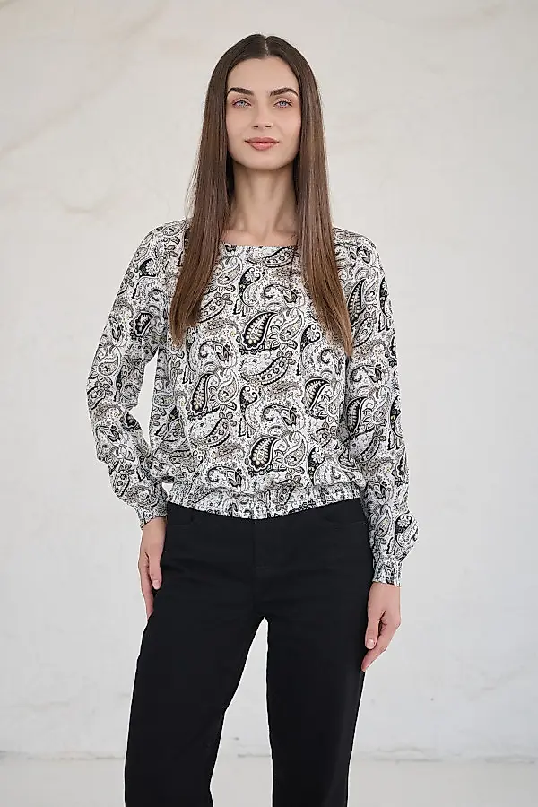 Damska bluzka w zwierzęcy print