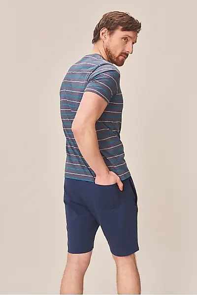 Kolor Denim melanż-niebieski